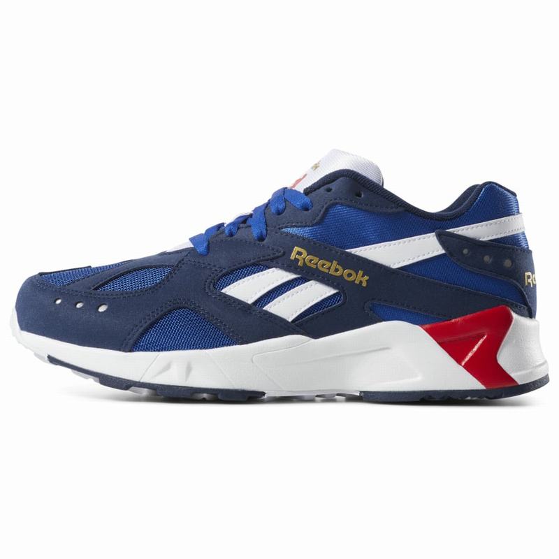 Tenisi Reebok Aztrek Barbati Bleumarin/Albastru Regal/Albi/Rosii Romania EZ8882CB